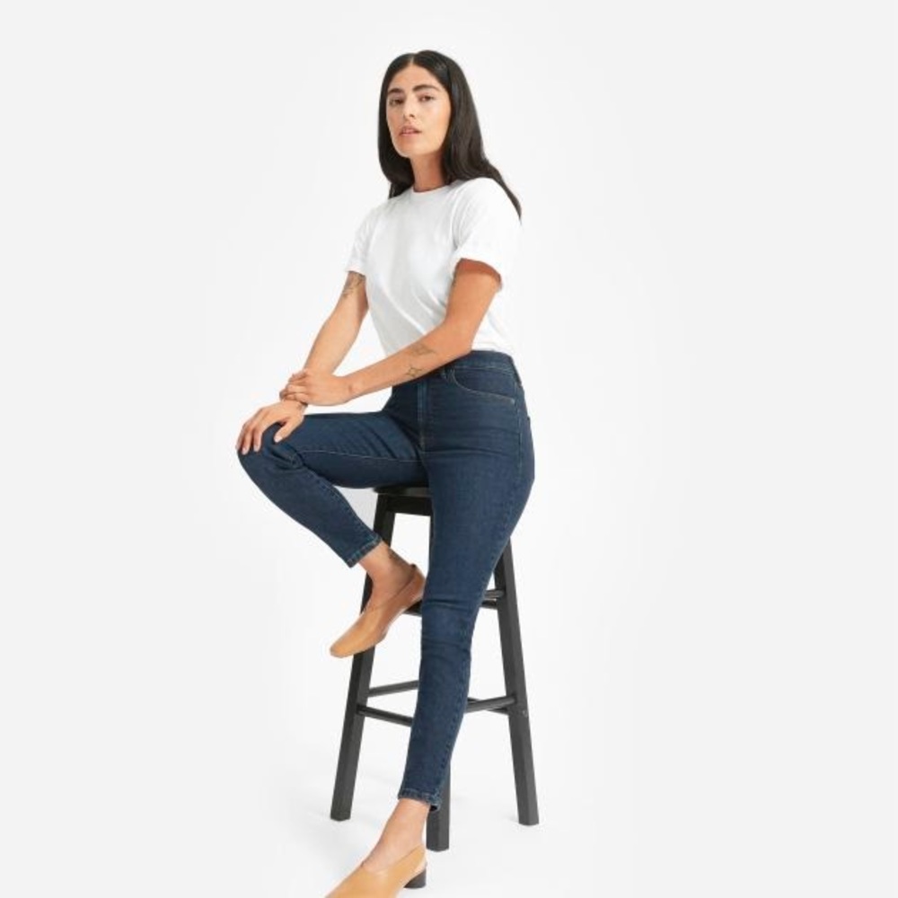 Everlane Authentic Stretch High-Rise Skinny Ankle